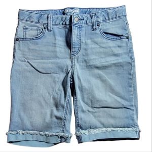 Cat & Jack girls Jean Shorts Denim Bermuda Sz XL (14/16)